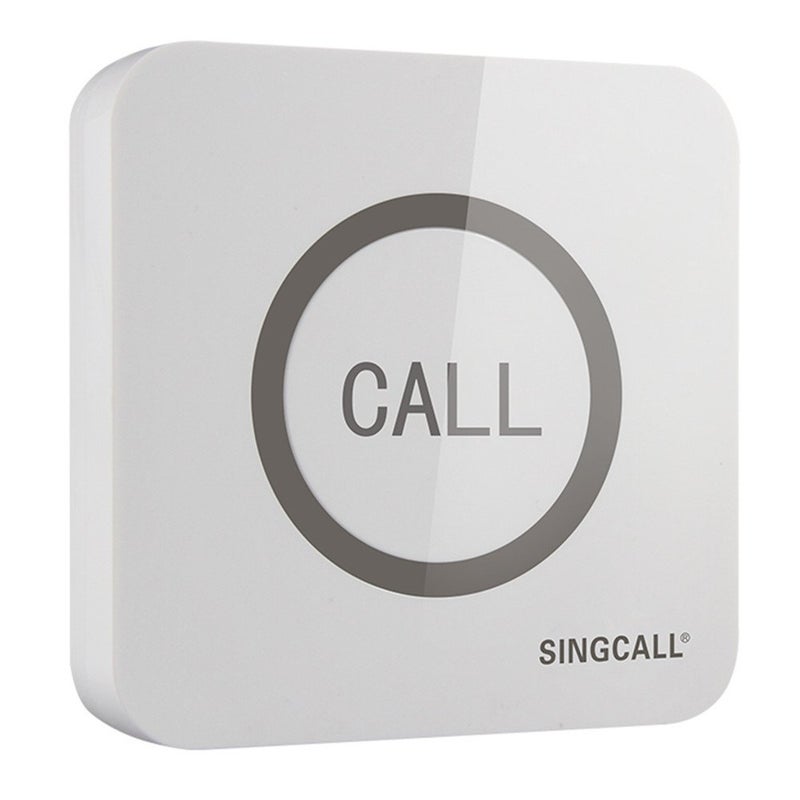 SINGCALL Home Caring System Hotel Calling System,Big Touching Button Convenient Waterproof, 1-Button Pager APE520 (Can't Be Used Alone) - Image 1